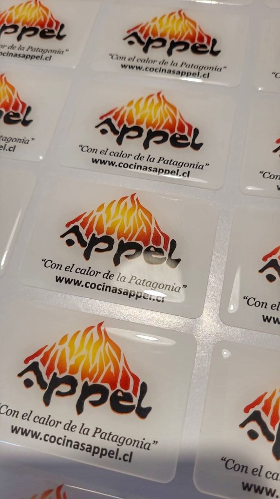 Nuevo logo de resina Appel de alta temperatura